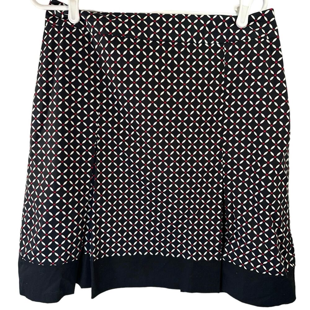 Ann Taylor Floral Pleated Skirt Size 10